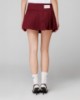 Gonna Corta Pantaloncino A Pieghe • Bordeaux