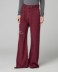 Pantalone In Bull Denim A Palazzo Con Rotture • Bordeaux