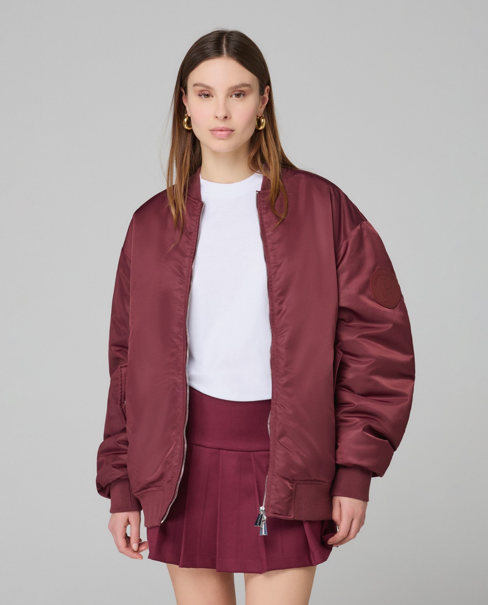 Bomber Oversize • Bordeaux