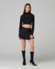Crop Top Dolcevita In Viscosa • Nero