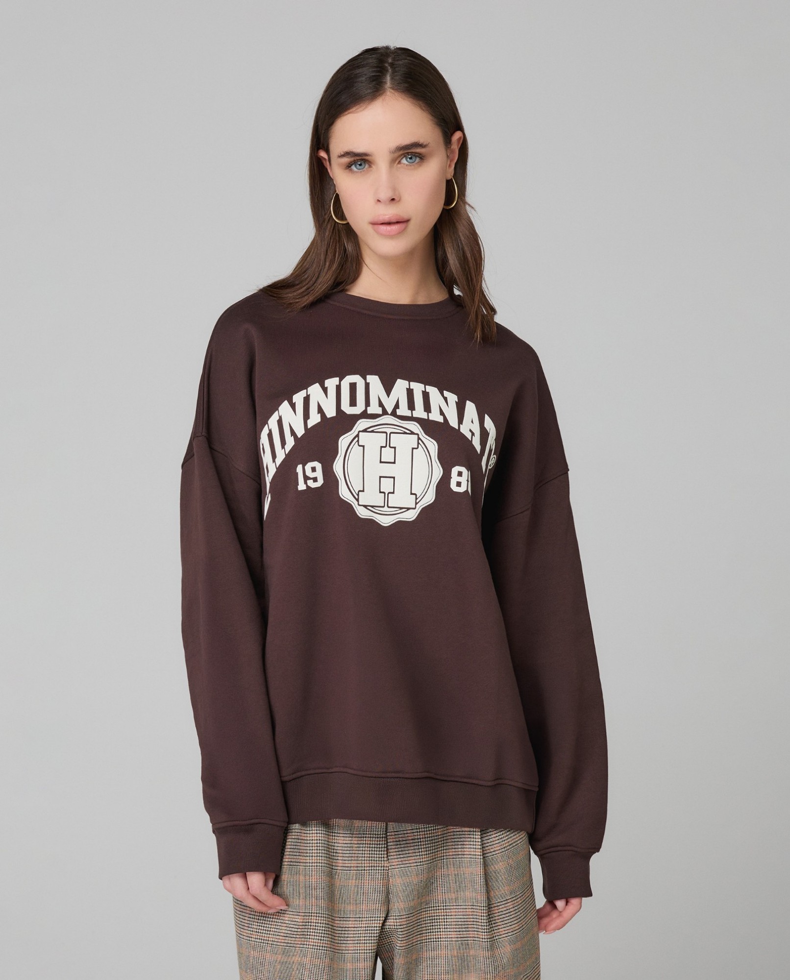 Felpa Paricollo Over College • Moro