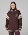 Bomber Over In Felpa Con Imbottitura E Patch College • Moro