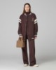 Bomber Over In Felpa Con Imbottitura E Patch College • Moro