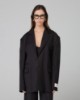 Blazer Over Con Spalline • Nero