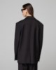 Blazer Over Con Spalline • Nero