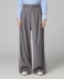 Pantalone Over In Twill Con Pences • Grigio Melange