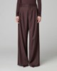 Pantalone Over In Twill Con Pences • Moro