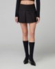 Gonna Corta Pantaloncino A Pieghe • Nero