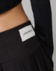 Gonna Corta Pantaloncino A Pieghe • Nero