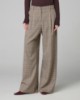 Pantalone Principe Di Galles Con Pences • Beige Sand