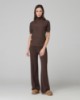Pantalone Dritto In Maglia Con Paillettes • Moro