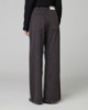Pantalone In Bull Denim A Palazzo Con Rotture • Moro