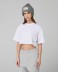 Crop Top Basico In Jersey A M/M • Bianco Ottico