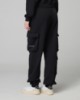 Pantalone Con Elastico Al Fondo E Tasconi Laterali • Nero