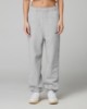 Pantalone In Felpa Over Con Elastico Al Fondo • Grigio Melange
