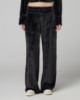 Pantalone In Cinglia Con Pences • Nero