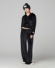 Pantalone In Cinglia Con Pences • Nero