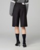 Bermuda In Twill Con Tasca Sul Dietro • Nero