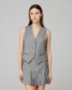 Gilet Gessato • Grigio Melange