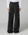 Pantalone Over Gessato Con Pences • Nero