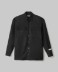 Camicia In Twill Con Tasche Sul Davanti • Nero