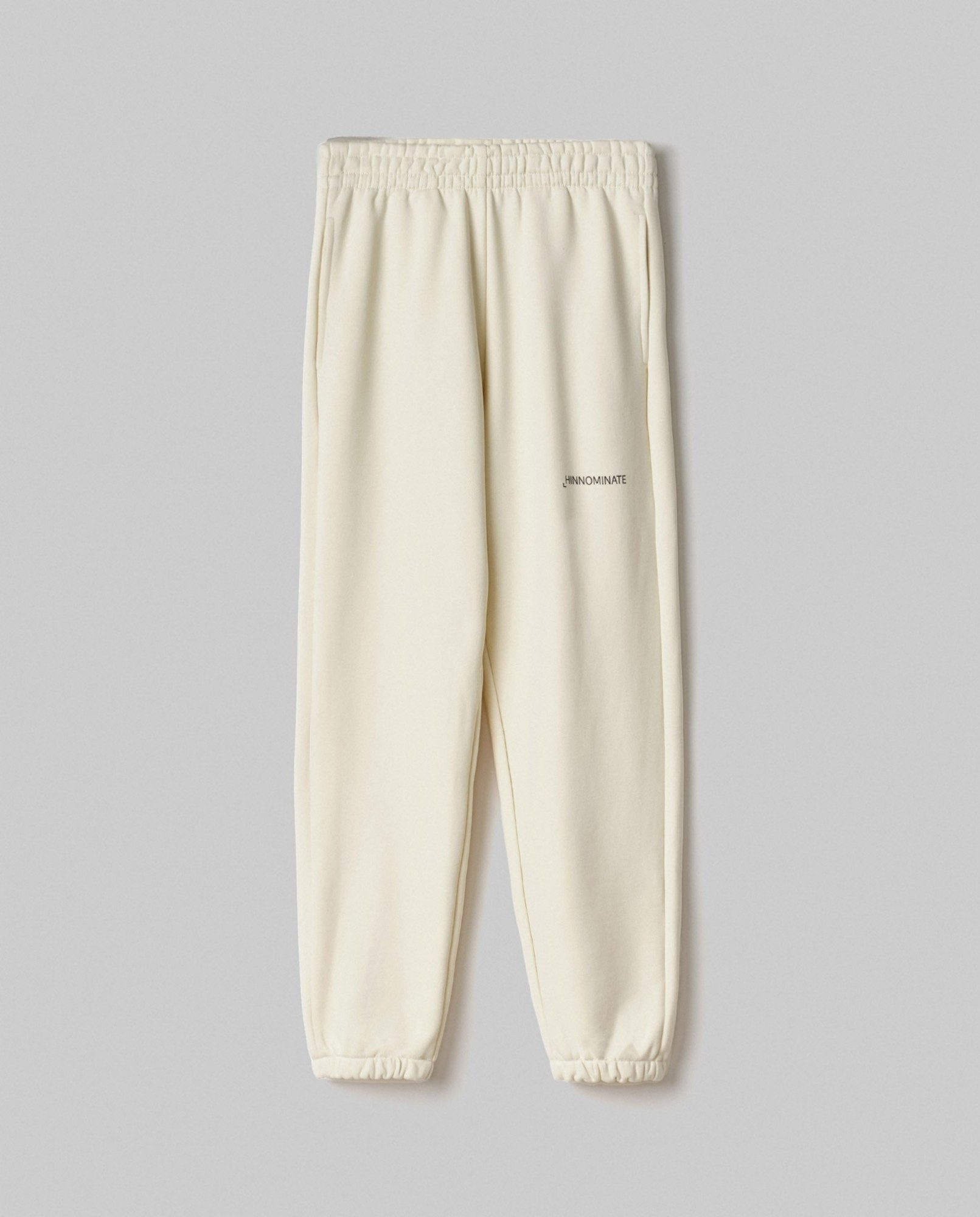 Pantalone Basico Con Elastico Al Fondo • Bianco Burro