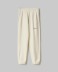 Pantalone Basico Con Elastico Al Fondo • Bianco Burro