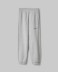 Pantalone Basico Con Elastico Al Fondo • Grigio Melange