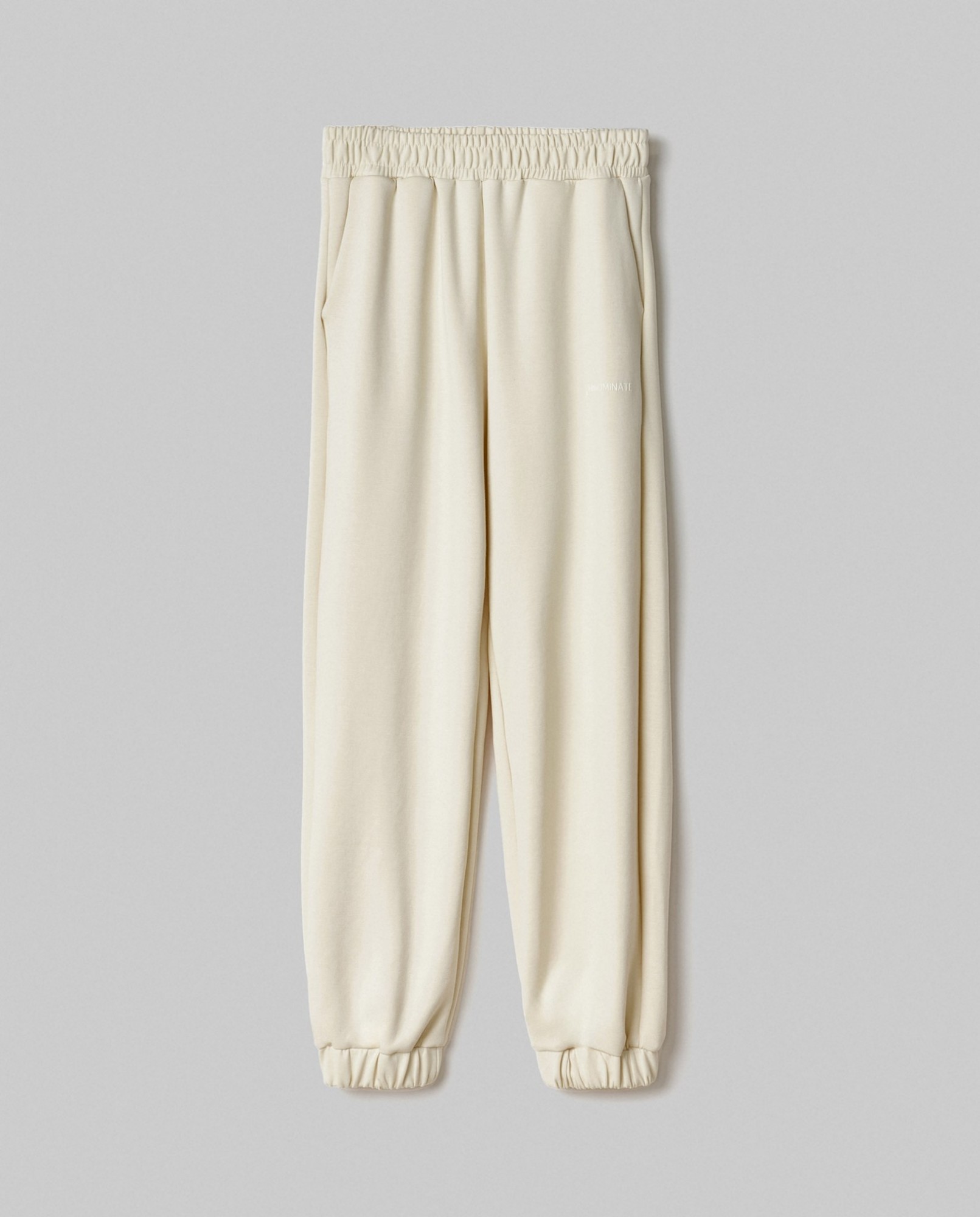 Pantalone Con Elastico Al Fondo In Viscosa • Bianco Burro