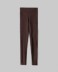 Leggings Vita Alta In Lycra Lucida Con Cucitura Bottom Up • Moro
