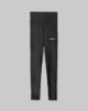 Leggings Vita Alta In Lycra Lucida Con Cucitura Bottom Up • Nero