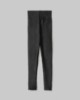 Leggings Vita Alta In Lycra Lucida Con Cucitura Bottom Up • Nero