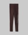 Leggings Vita Alta In Lycra Lucida Stampa Grande Con Cucitura Bottom Up • Moro