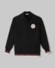 Polo In Felpa Over Con Patch Tennis • Nero