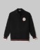 Polo In Felpa Over Con Patch Tennis • Nero