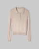 Polo In Maglia In Misto Cashmere • Beige Sand