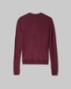 Polo In Maglia In Misto Cashmere • Bordeaux