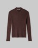 Maglia Lupetto In Costina Con Paillettes • Moro