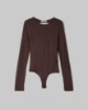 Immagine di Body In Viscosa Con Scollatura Sul Retro • Moro
