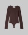 Immagine di Body In Viscosa Con Scollatura Sul Retro • Moro