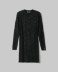 Immagine di Abito Paricollo In Maglia Con Paillettes • Nero