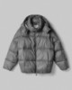 Picture of Down Jacket With Detachable Hood • Mud