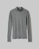 Picture of Long-sleeved viscose turtleneck • Melange Grey