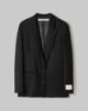 Picture of Regular Fit Blazer With Shoulder Pads • Black