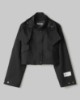 Immagine di Giubbino In Cotone Tecnico Full Zip • Nero