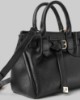 Borsa Piccola In Ecopelle Con Placchetta In Metallo • Nero