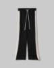 Pantalone Dritto Con Bandina In Maglia • Nero