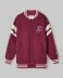 Bomber Over In Felpa Con Imbottitura E Patch College • Bordeaux