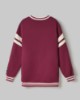 Bomber Over In Felpa Con Imbottitura E Patch College • Bordeaux