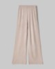 Pantalone In Maglia A Palazzo Con Nervature • Beige Sand